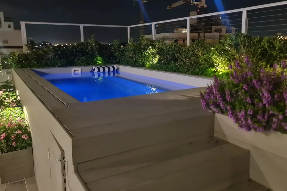 עיצוב וביצוע גנים וגינות גג - פתאל